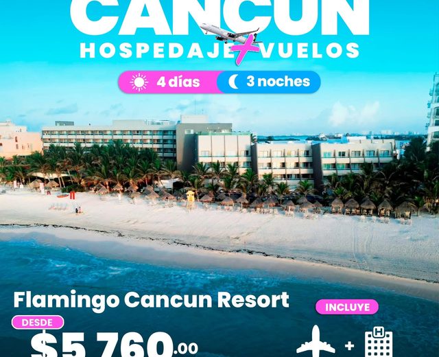 Flamingo Cancun Resort frente al mar